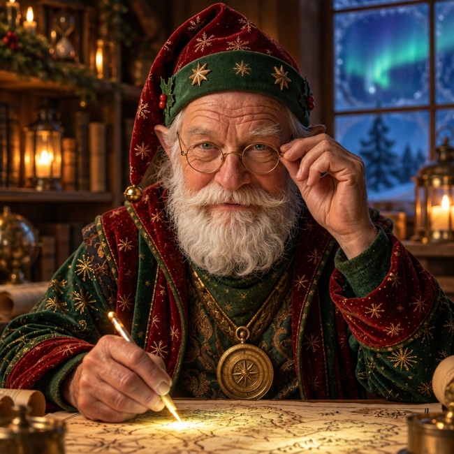 Alden Snowgear, Old map keeper.