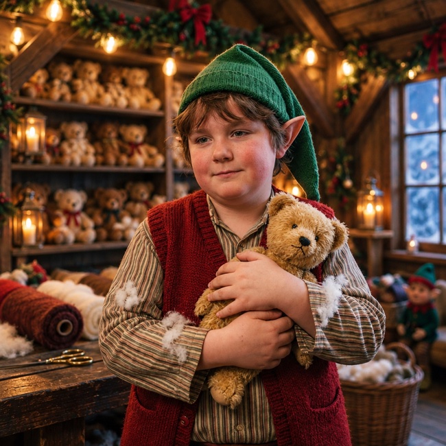 Puffin, Bear-stuffer of the teddy bear corner.