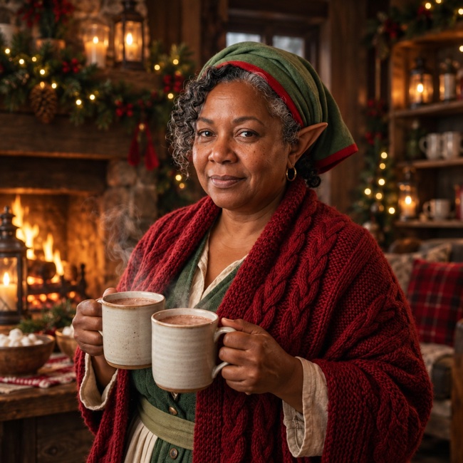 Hearthwyn, Host of the Cocoa Lounge
