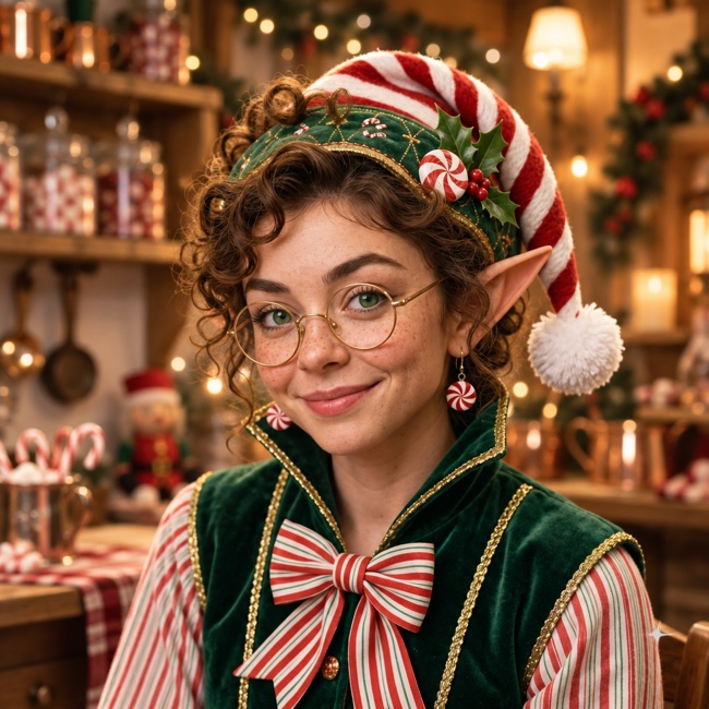Ida Peppermint, Candy-Cane Elf