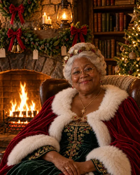 Official portrait of Mrs. Claus, set 2