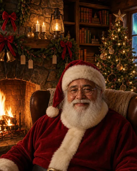 Official portrait of Santa Claus, set 3