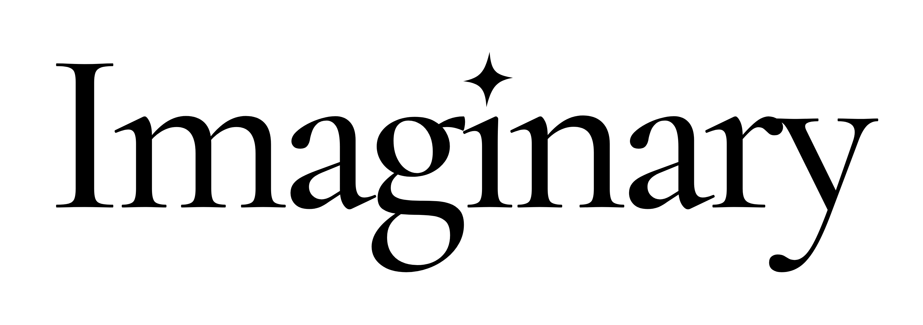 Imaginary wordmark, for light backgrounds