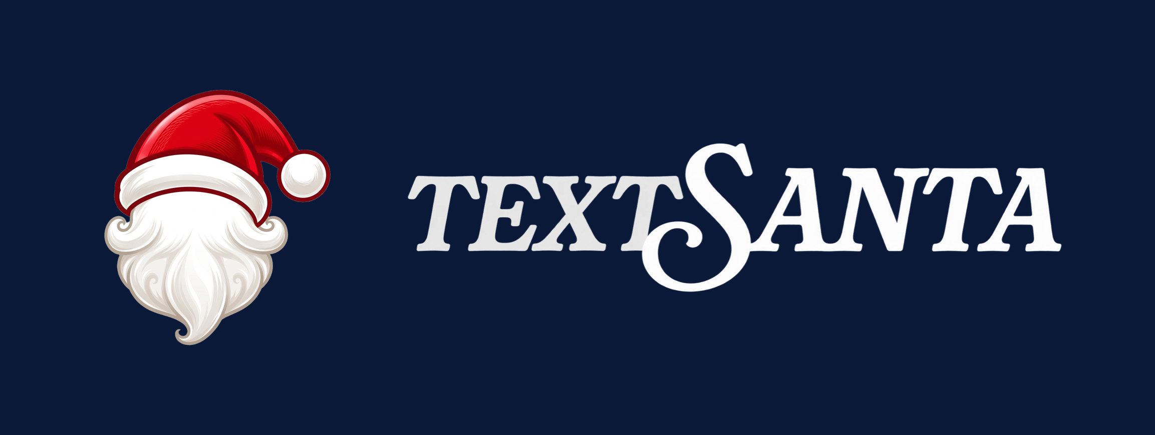 Mark + wordmark on navy, for any background