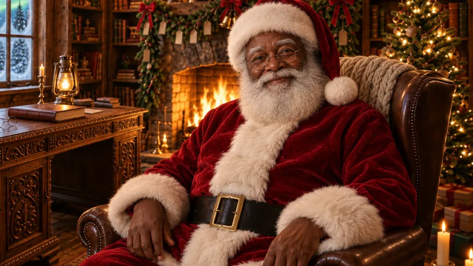 Official widescreen picture of Santa Claus, set 2
